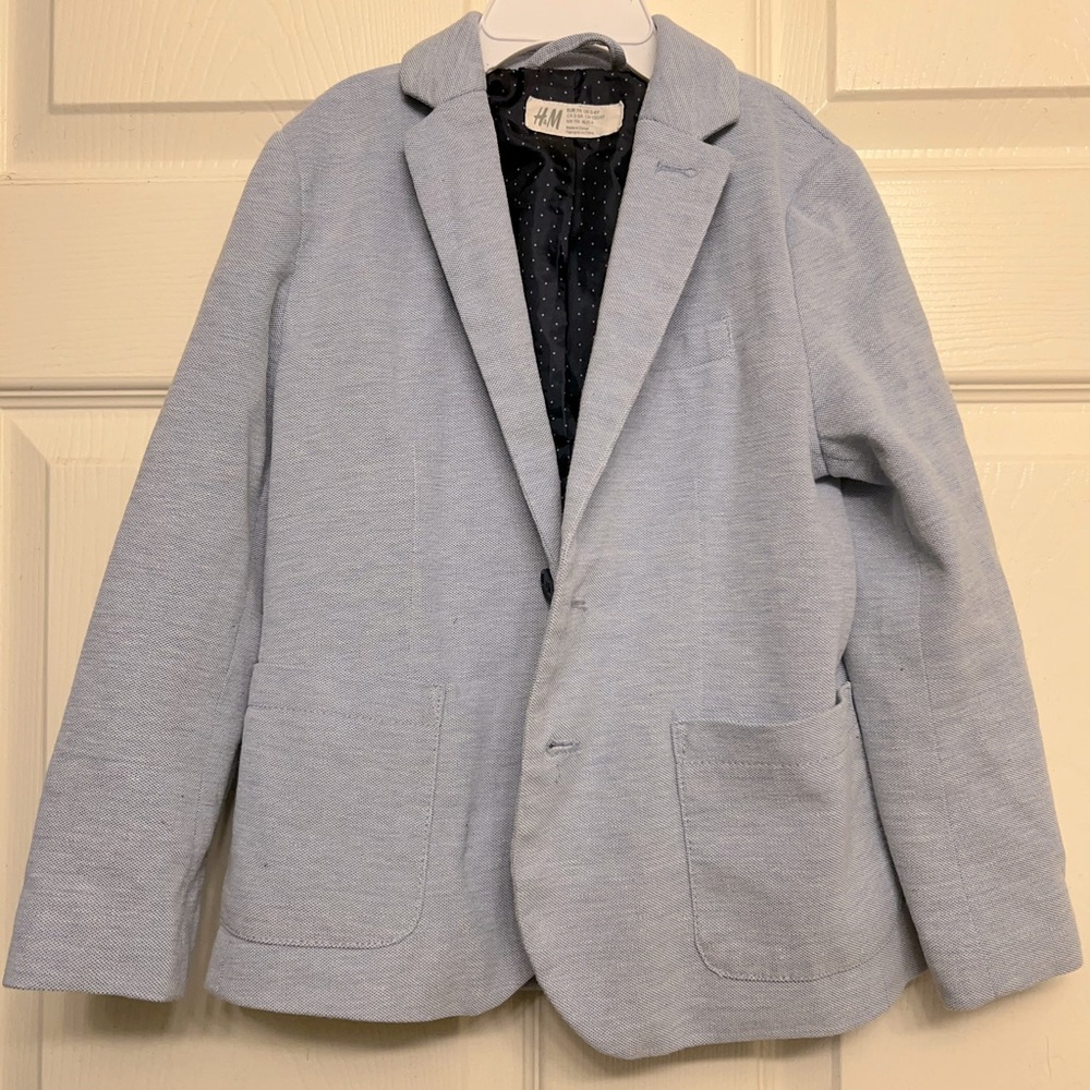 Boys Light blue H&M sports coat/blazer
